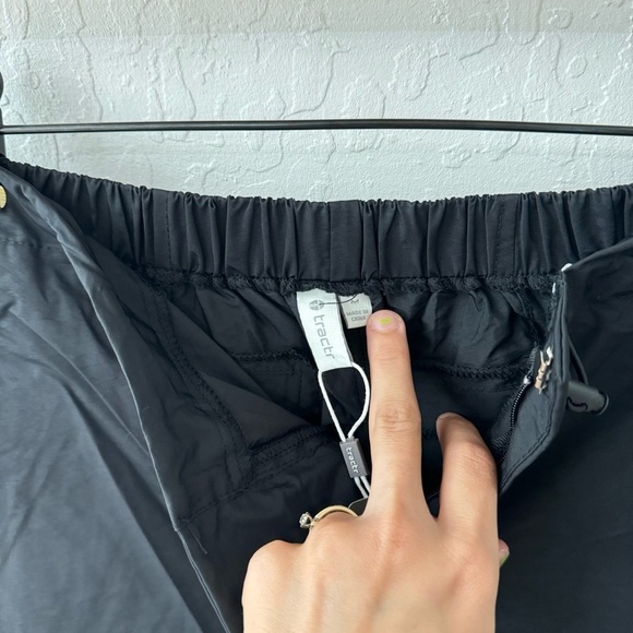 Tractr Black Summer Weight Parachute Pants Medium - Picture 6 of 7
